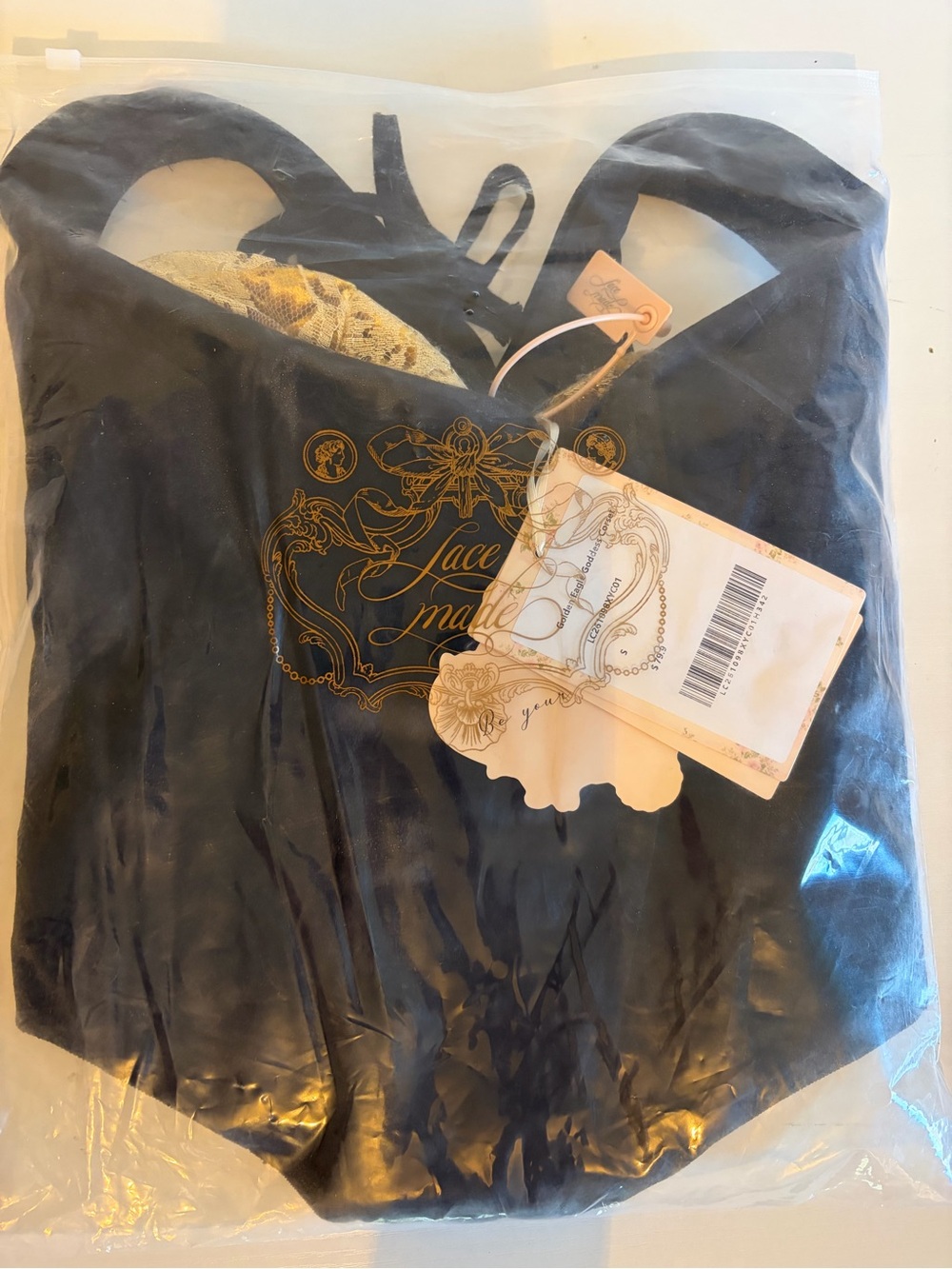 NEW LaceMade Golden Eagle Goddess Corset Top - Picture 13 of 16